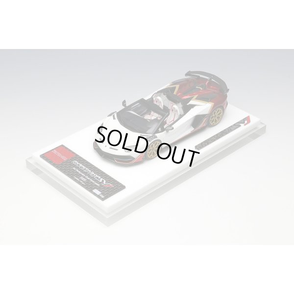 画像17: EIDOLON COLLECTION 1/43 Lamborghini Aventador SVJ Roadster 2020 Ad Personam 2 tone paint Pearl White / Rossocons Limited 150 pcs.