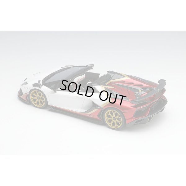 画像7: EIDOLON COLLECTION 1/43 Lamborghini Aventador SVJ Roadster 2020 Ad Personam 2 tone paint Pearl White / Rossocons Limited 150 pcs.