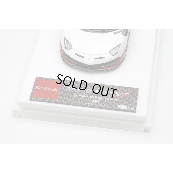画像18: EIDOLON COLLECTION 1/43 Lamborghini Aventador SVJ Roadster 2020 Ad Personam 2 tone paint Pearl White / Rossocons Limited 150 pcs.