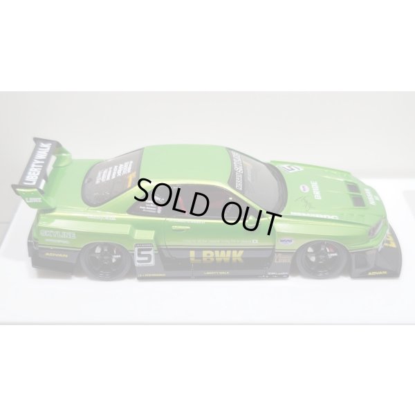 画像8: EIDOLON 1/43 LB-ER34 Super Silhouette SKYLINE Giallo Verde Pearl / Black Tow-tone color Limited 35 pcs.