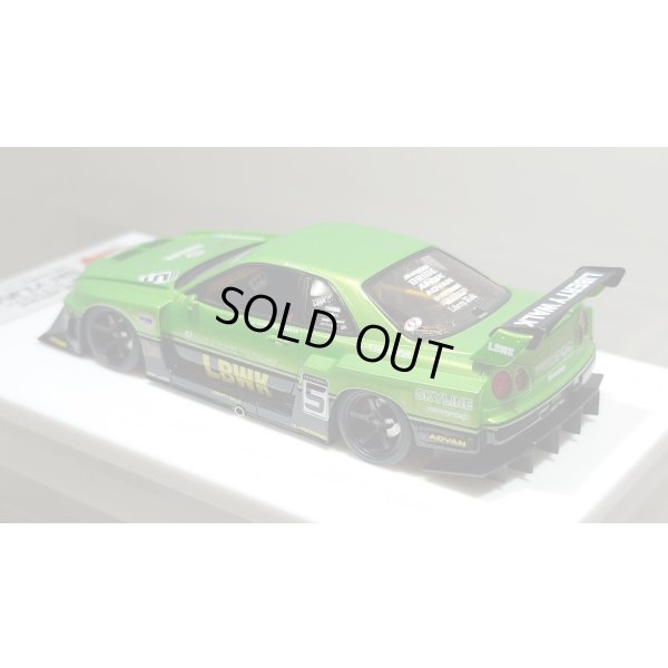 画像12: EIDOLON 1/43 LB-ER34 Super Silhouette SKYLINE Giallo Verde Pearl / Black Tow-tone color Limited 35 pcs.