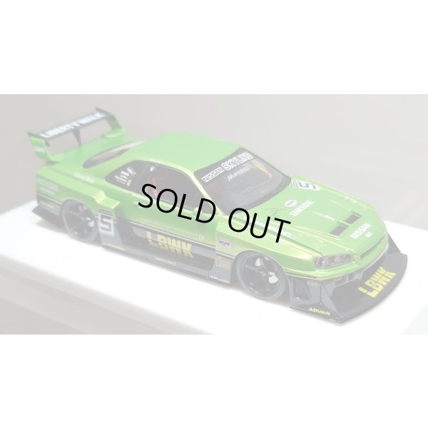 画像11: EIDOLON 1/43 LB-ER34 Super Silhouette SKYLINE Giallo Verde Pearl / Black Tow-tone color Limited 35 pcs.