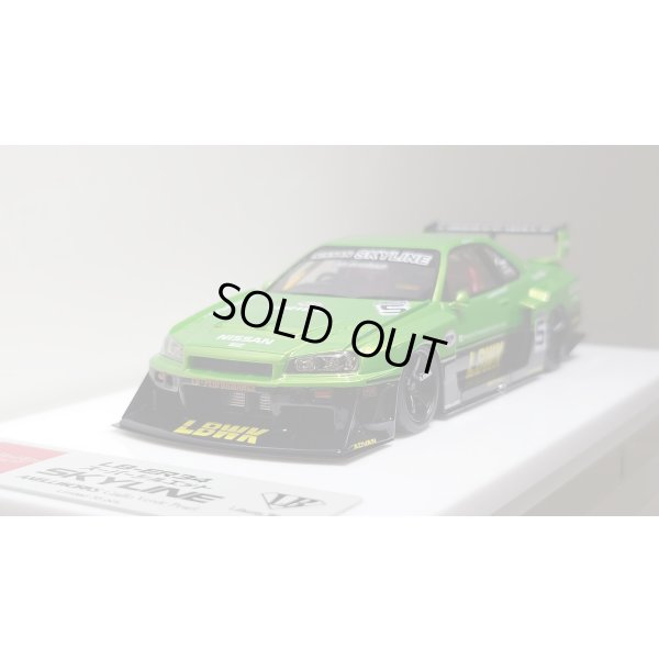 画像9: EIDOLON 1/43 LB-ER34 Super Silhouette SKYLINE Giallo Verde Pearl / Black Tow-tone color Limited 35 pcs.