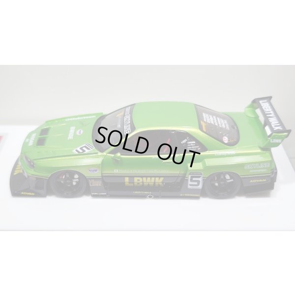 画像4: EIDOLON 1/43 LB-ER34 Super Silhouette SKYLINE Giallo Verde Pearl / Black Tow-tone color Limited 35 pcs.