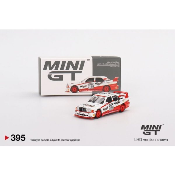 画像1: MINI GT 1/64 Mercedes-Benz 190E 2.5-16 Evolution II DTM1991 #78 Lohr (LHD)