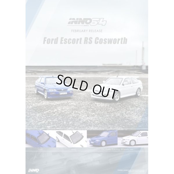 画像4: INNO Models 1/64 Ford Escort RS COSWORTH Metallic Blue (RHD)