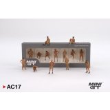 MINI GT 1/64 Metal Figure Camel Trophy Crew