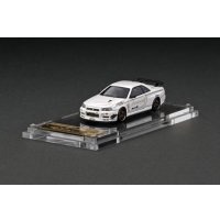 ignition model 1/64 Nissan Skyline GT-R Mine`s (R34) White
