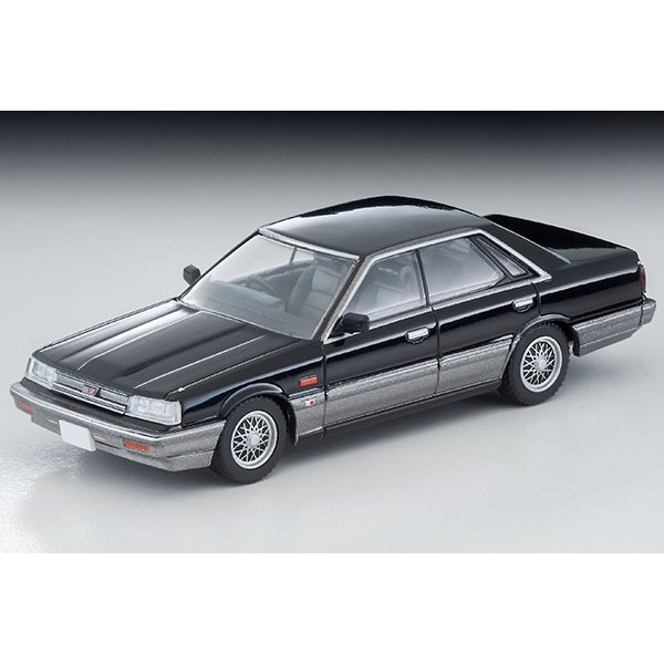 画像1: TOMYTEC 1/64 Limited Vintage NEO Nissan Skyline 4door HT GTS Twin Cam 24V (Black/Silver) 1986
