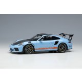 EIDOLON 1/43 Porsche 911 (991.2) GT3 RS Weissach package 2018 Gulf Blue Limited 160 pcs.