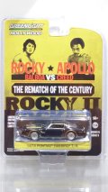 GREEN Light 1/64 Hollywood Series 5 Rocky II 1979 Pontiac Firebird Trans Am Black