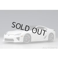 AUTOart 1/18 Lexus LFA (Whitest White/Carbon)