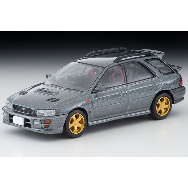画像1: TOMYTEC 1/64 Limited Vintage NEO Subaru Impreza Pure Sports Wagon WRX STi Version V (Gray) 1998