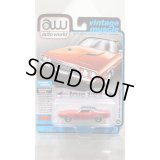 auto world 1/64 1974 Dodge Challenger Rally Red/Flat Black