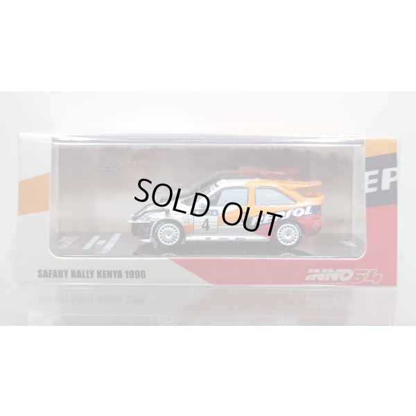 画像1: INNO Models 1/64 Ford Escort RS COSWORTH #4 "REPSOL" SAFARY RALLY KENYA 1996 C.Sainz / L.Moya