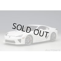 AUTOart 1/18 Lexus LFA (Whitest White)