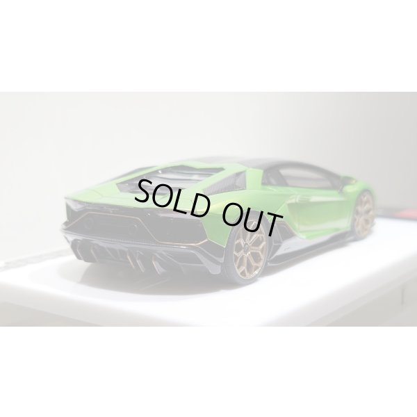 画像10: EIDOLON 1/43 Lamborghini Aventador LP780-4 Ultimae 2021 (Leirion Wheel) Giallo Verde Pearl Carbon Roof Limited 35 pcs.