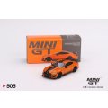 MINI GT 1/64 Ford Mustang Shelby GT500 Twister Orange (LHD)