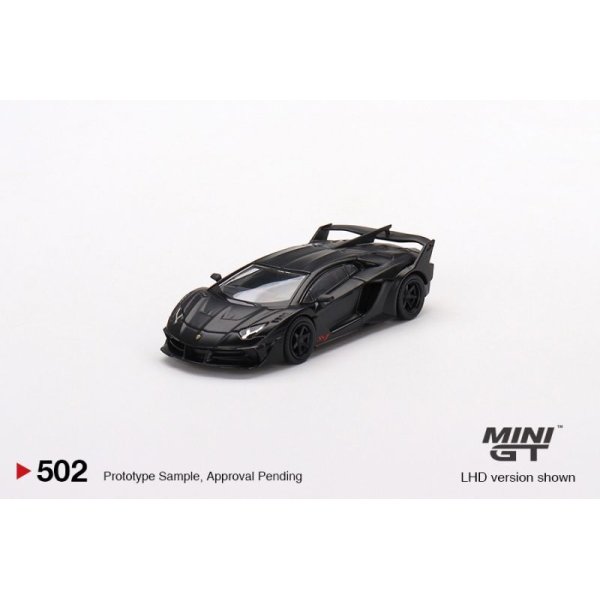 画像2: MINI GT 1/64 LB-Silhouette WORKS Lamborghini Aventador GT EVO Matte Black (RHD)