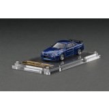 ignition model 1/64 Nissan Skyline GT-R Mine`s (R34) Bayside Blue