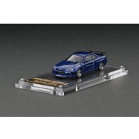 ignition model 1/64 Nissan Skyline GT-R Mine`s (R34) Bayside Blue