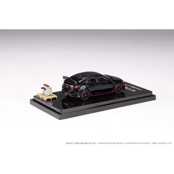 画像3: Hobby JAPAN 1/64 Honda Civic Type R (FK8) 2020 with Engine Display Model [Crystal Black Pearl]