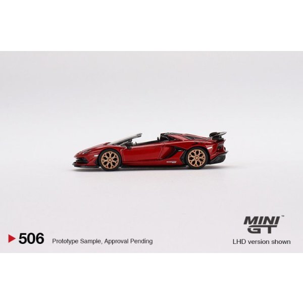 画像4: MINI GT 1/64 Lamborghini Aventador SVJ Roadster Rosso Efesto [Red] (RHD)