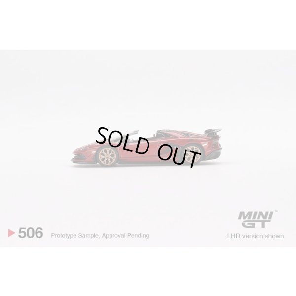 画像4: MINI GT 1/64 Lamborghini Aventador SVJ Roadster Rosso Efesto [Red] (RHD)