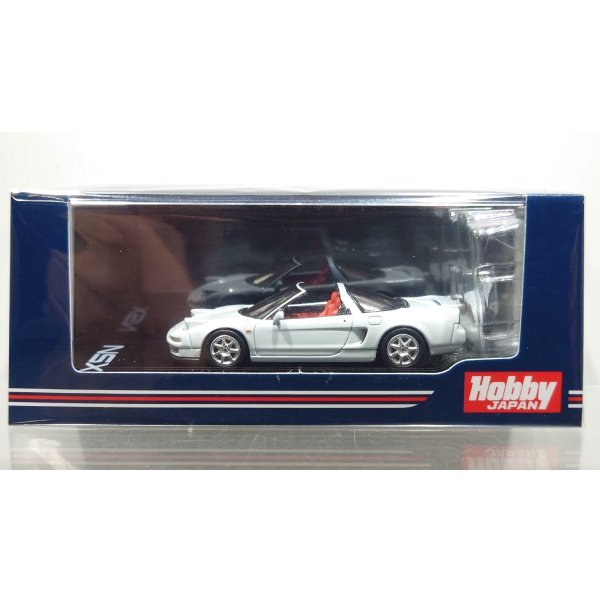画像1: Hobby JAPAN 1/64 Honda NSX Type T Platinum White Pearl 脱着式ルーフ付