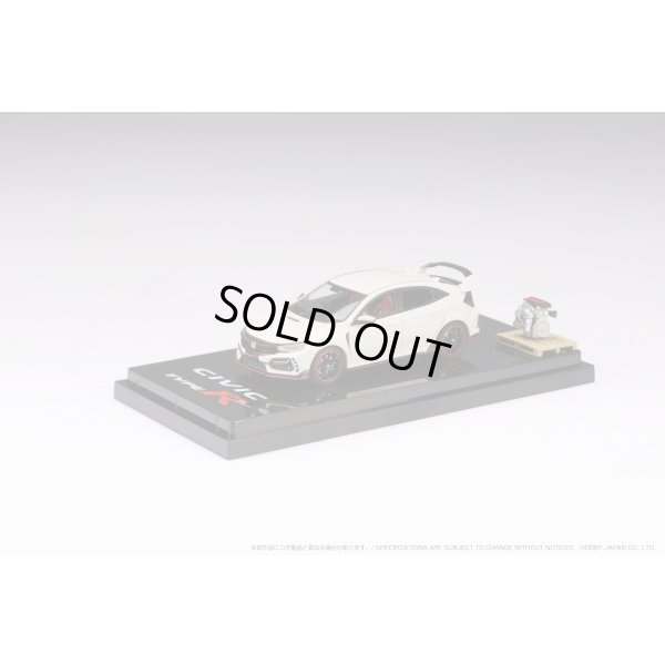 画像2: Hobby JAPAN 1/64 Honda Civic Type R (FK8) 2020 with Engine Display Model [Championship White]