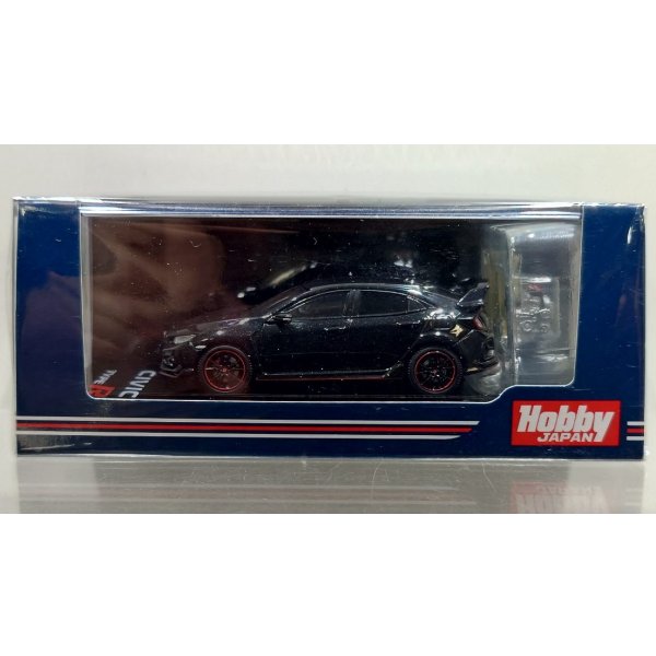 画像1: Hobby JAPAN 1/64 Honda Civic Type R (FK8) 2020 with Engine Display Model [Crystal Black Pearl]