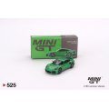 MINI GT 1/64 Porsche 911 Turbo S Python Green (RHD)
