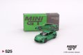 MINI GT 1/64 Porsche 911 Turbo S Python Green (RHD)