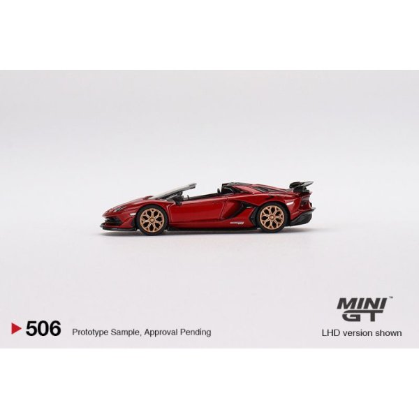 画像4: MINI GT 1/64 Lamborghini Aventador SVJ Roadster Rosso Efesto [Red] (LHD)