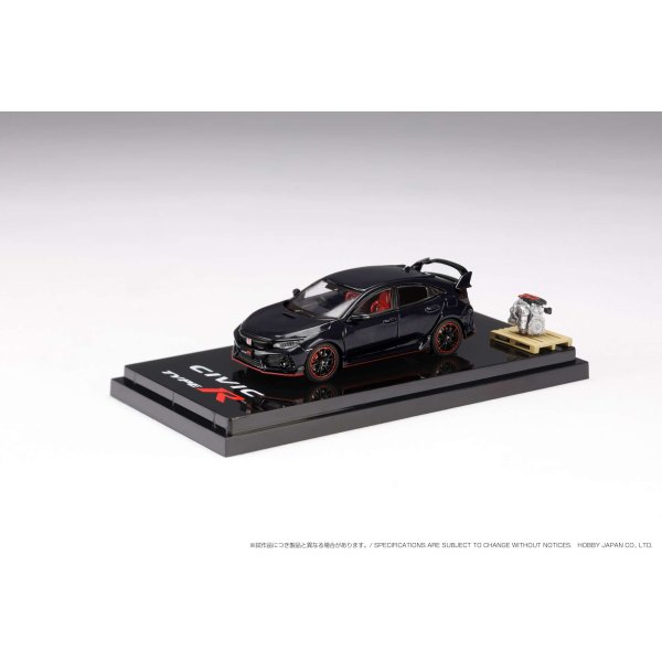 画像2: Hobby JAPAN 1/64 Honda Civic Type R (FK8) 2020 with Engine Display Model [Crystal Black Pearl]