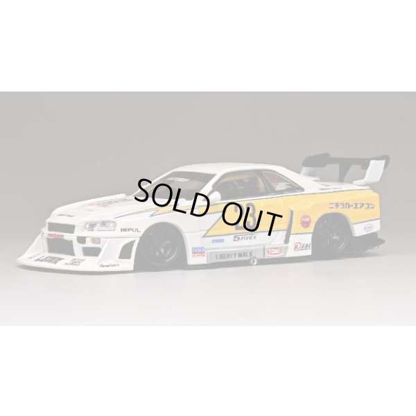 画像1: CM MODEL 1/64 Nissan Skyline ER34 LBWK Super Silhouette No.23