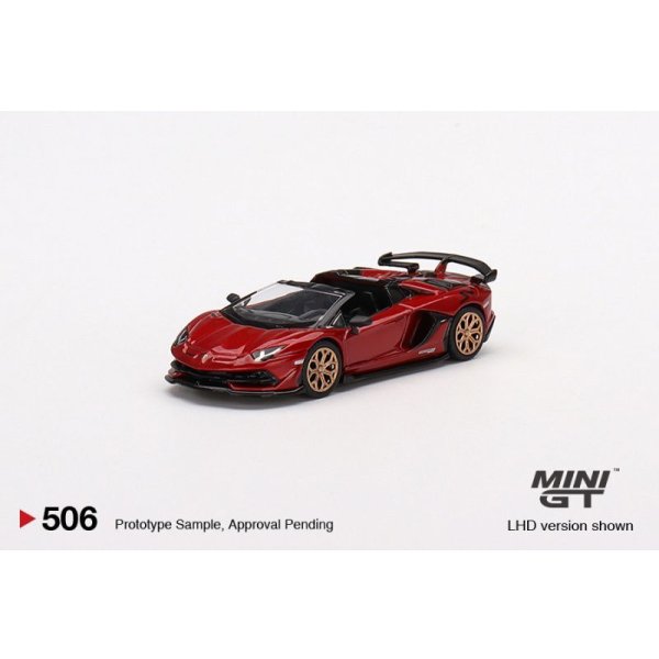 画像2: MINI GT 1/64 Lamborghini Aventador SVJ Roadster Rosso Efesto [Red] (RHD)