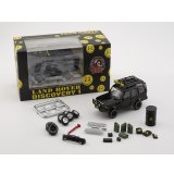 BM Creations 1/64 Land Rover 1998 Discovery 1 Black Smile (RHD) with accessories Malaysia Diecast Expo 2023