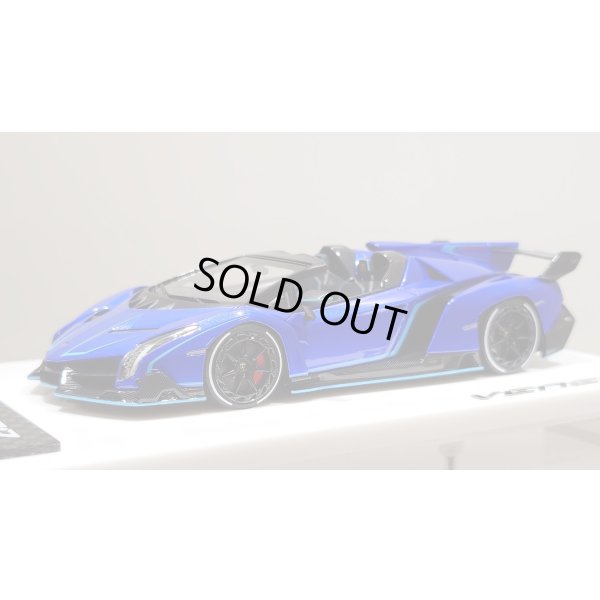 画像1: EIDOLON 1/43 Lamborghini Veneno Roadster 2013 Lobellia Blue Limited 33 pcs.