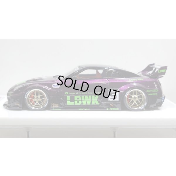 画像2: EIDOLON 1/43 LB-Silhouette WORKS GT 35GT-RR Alba Cielo / Black Two-Tone color Limited 35 pcs.