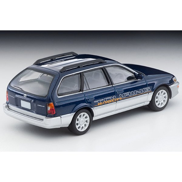 画像2: TOMYTEC 1/64 Limited Vintage NEO Toyota Corolla Wagon L Touring オプション装着車 (Blue/Silver) 1996