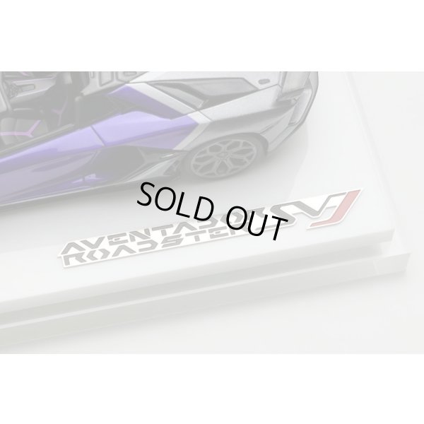 画像10: EIDOLON COLLECTION 1/43 Lamborghini Aventador SVJ Roadster 2020 Ad Personam 2 tone paint Viola Hestia/Grigio Lynx
