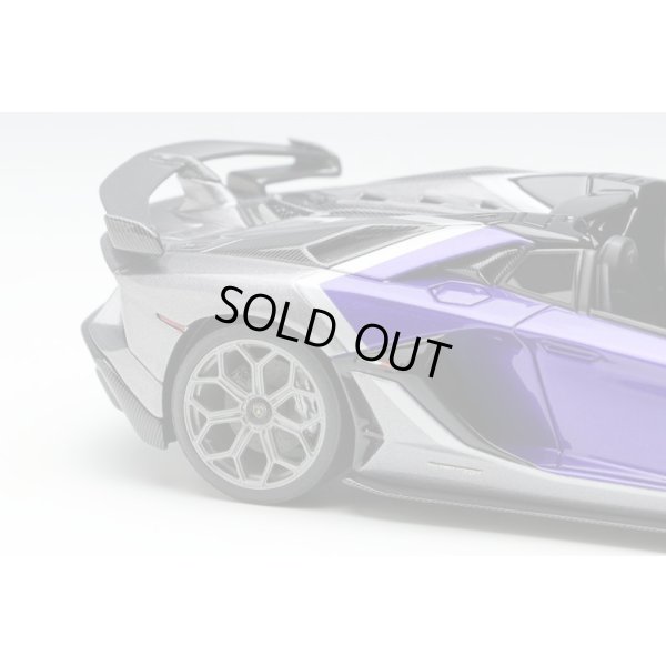 画像6: EIDOLON COLLECTION 1/43 Lamborghini Aventador SVJ Roadster 2020 Ad Personam 2 tone paint Viola Hestia/Grigio Lynx