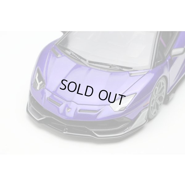 画像3: EIDOLON COLLECTION 1/43 Lamborghini Aventador SVJ Roadster 2020 Ad Personam 2 tone paint Viola Hestia/Grigio Lynx