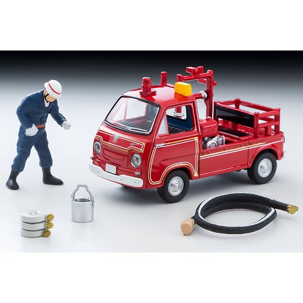 画像10: TOMYTEC 1/64 Limited Vintage Subaru Sambar Pump fire truck with Figure
