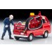 画像2: TOMYTEC 1/64 Limited Vintage Subaru Sambar Pump fire truck with Figure (2)