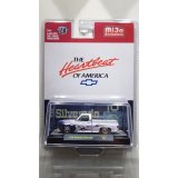 M2 Machines 1/64 1980 Chevrolet Silverado White/Blue Flame