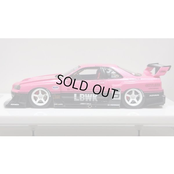 画像2: EIDOLON 1/43 LB-ER34 Super Silhouette SKYLINE Corona Rossa / Black Tow-tone color Limited 35 pcs.