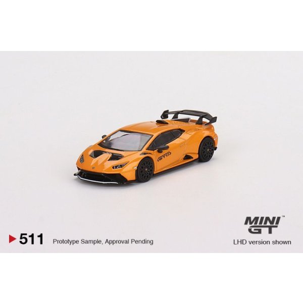 画像2: MINI GT 1/64 Lamborghini Huracán STO Borealis Orange (RHD)