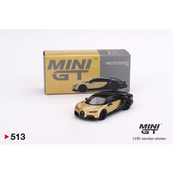 画像1: MINI GT 1/64 Bugatti Chiron Super Sports Gold (LHD)